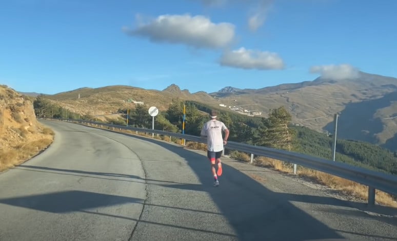 Youtube / Kristian Blummenfelt dans la Sierra Nevada