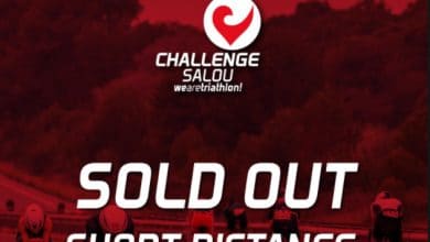 Challenge Salou hangs the full sign in the distance Short