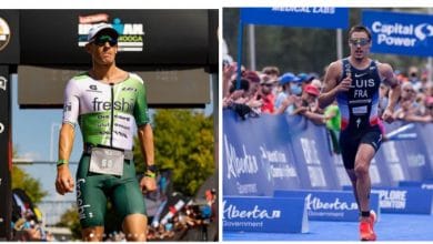 Duel at IRONMAN 70.3 Indian Wells, Sanders and Vicent Luis