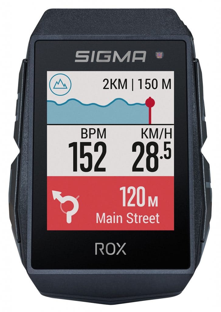 El nuevo ciclocomputador GPS de SIGMA ROX 11.1 EVO, ya disponible ,ROX-11.1-black-frontal-1-EN-727x1024