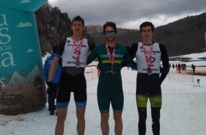 Odium masculin Championnat d'Espagne de triathlon 2022
