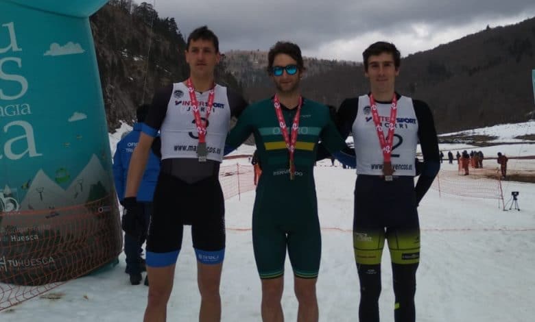 Odium masculin Championnat d'Espagne de triathlon 2022