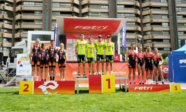 Marlins Triathlon Madrid wins the Spanish Duathlon Mixed Relay Championship in Valladolid