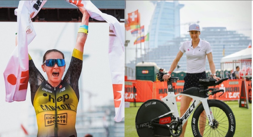 Laura Philipp y Daniela Ryf donan sus premios del IM 70.3 Dubai a Ucrania