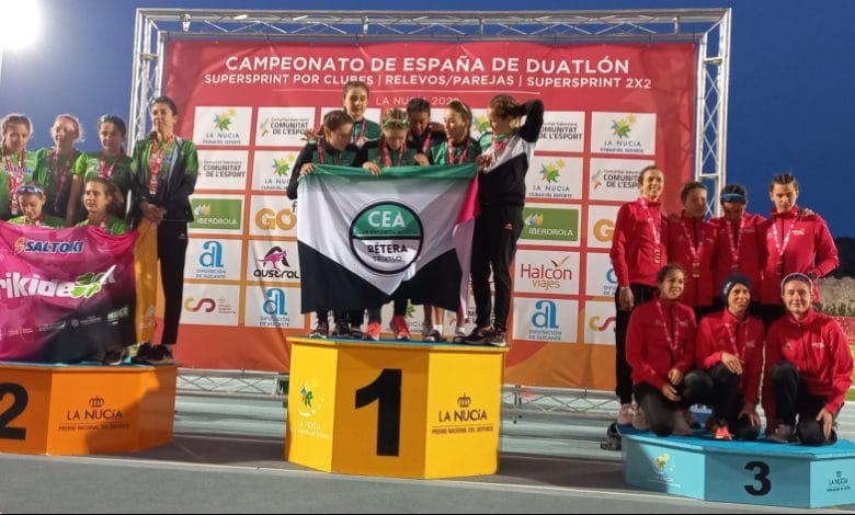 Double for CEA Bétera and titles for Saltoki Trikideak and Diablillos Rivas on the first day of Duathlon in La Nucía