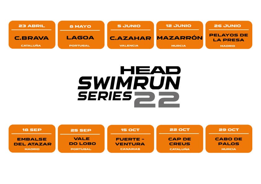 Calendario 2022 della serie Head Swimrun