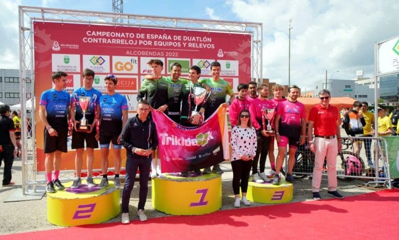 Men's League Podium Clubs Duathlon FETRIAlcobendas