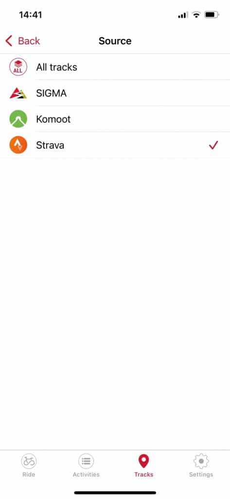 Sincroniza tus rutas de Strava con tu app SIGMA RIDE. ,Strava_Routes_3_EN-473x1024