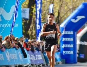 Javier Gómez Noya 1h03:38 im Halbmarathon von Madrid, seine persönliche Bestzeit
