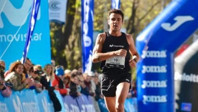 Javier Gómez Noya 1h03:38 en la media maratón de Madrid, su mejor marca personal