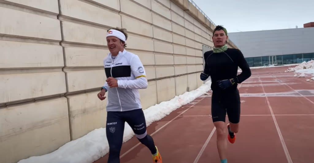 (Video) Entrenamiento para ST. George de Kristian Blummenfelt y Gustav Iden