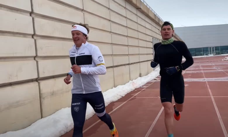 (Video) Entrenamiento para ST. George de Kristian Blummenfelt y Gustav Iden