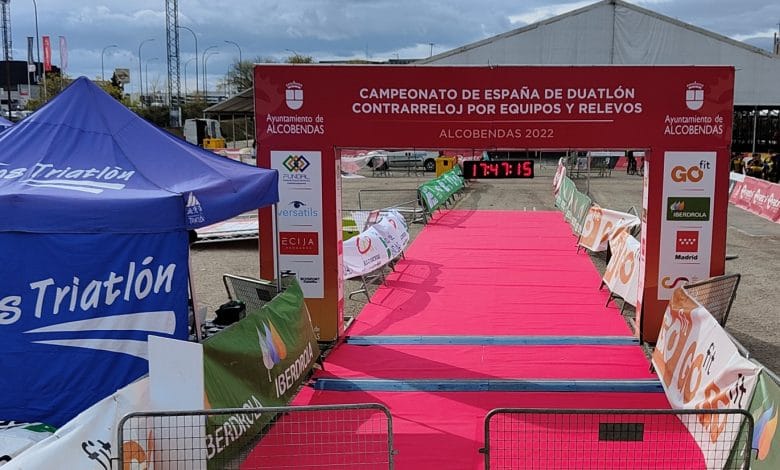 Everything ready in Alcobendas for the final of the National League of Duathlon Clubs 2022