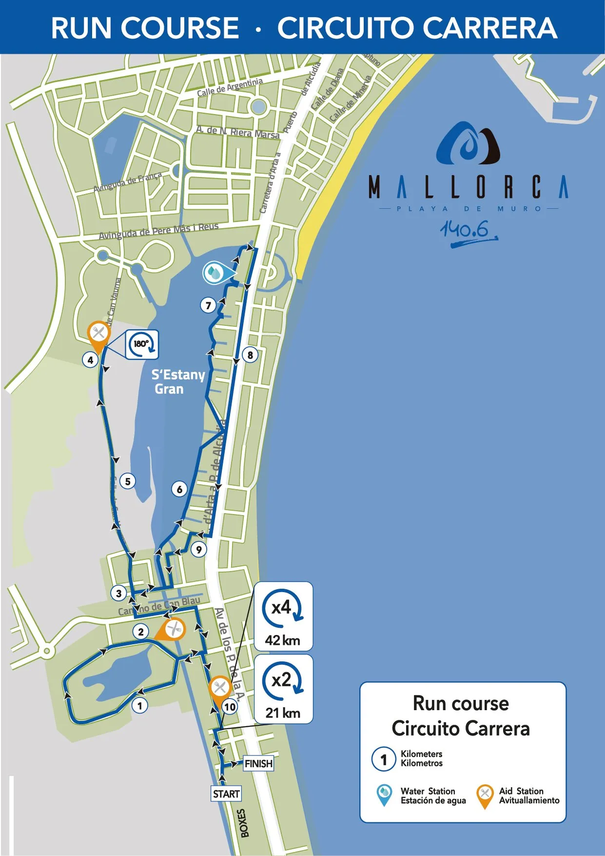 Carrera a pie Mallorca 140.6