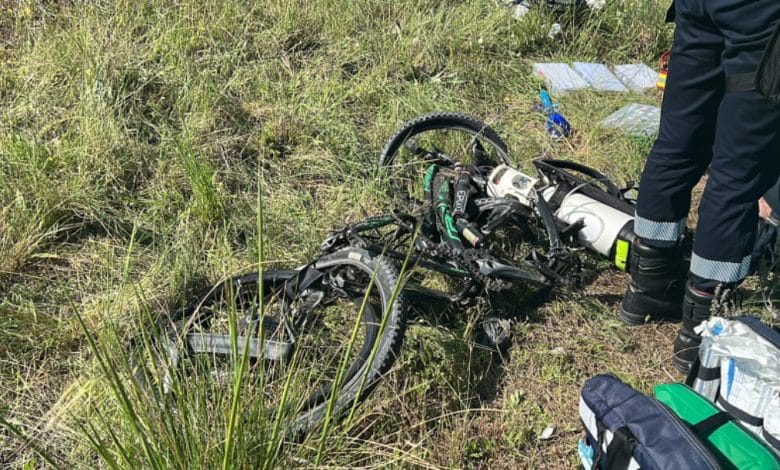 A cyclist dies and another seriously injured on the M-608 in Manzanares el Real