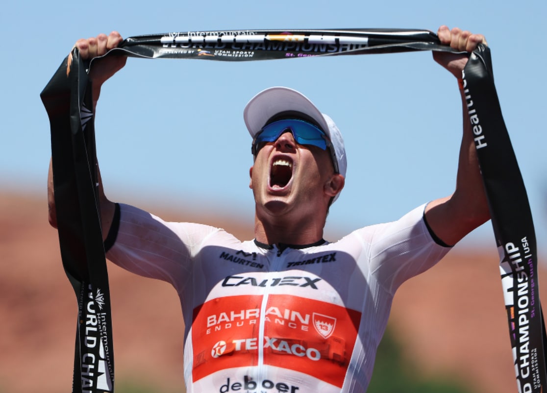 Kristian Blummenfelt ganando el mundial Ironman