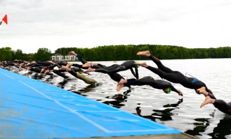 Valentin Wernz and Nina Eim European Super Sprint Triathlon Champions