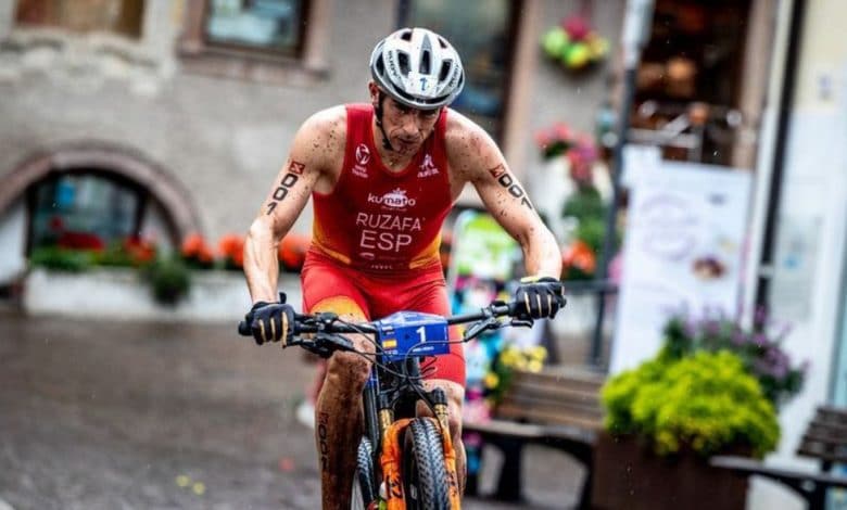 Rubén Ruzafa fifth in the Cros Triathlon World Championship