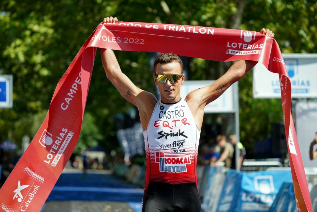 David Castro y Sara Guerrero Campeones de España de Triatlón Olímpico 2022