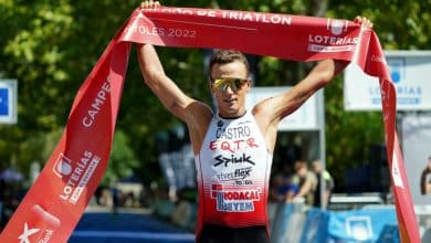 David Castro e Sara Guerrero Campioni spagnoli di triathlon olimpico 2022