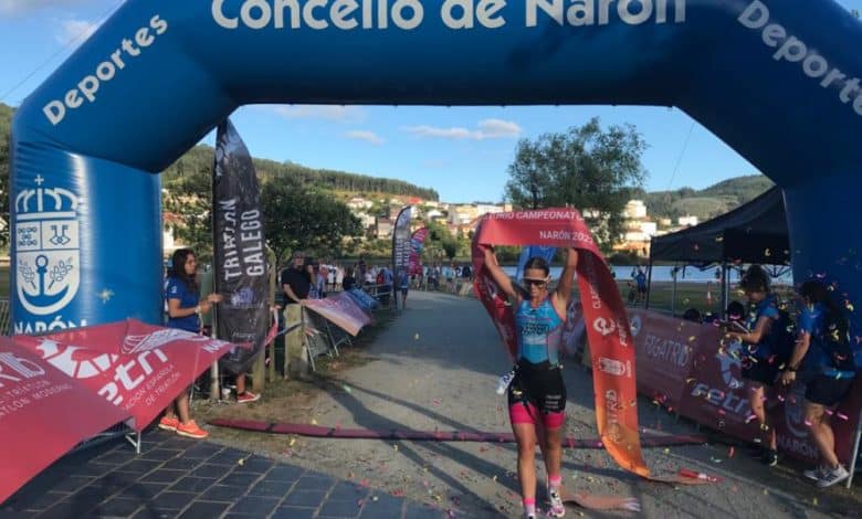 Sara Guerrero y Cesc Godoy ganan el TriShark de Narón,