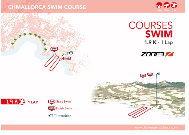 Nuevo circuito de natación Challenge Peguera Mallorca