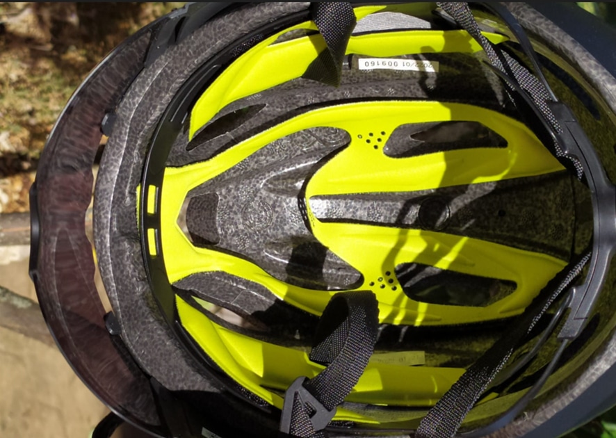 Image intérieure du casque Decathlo Van Rysel