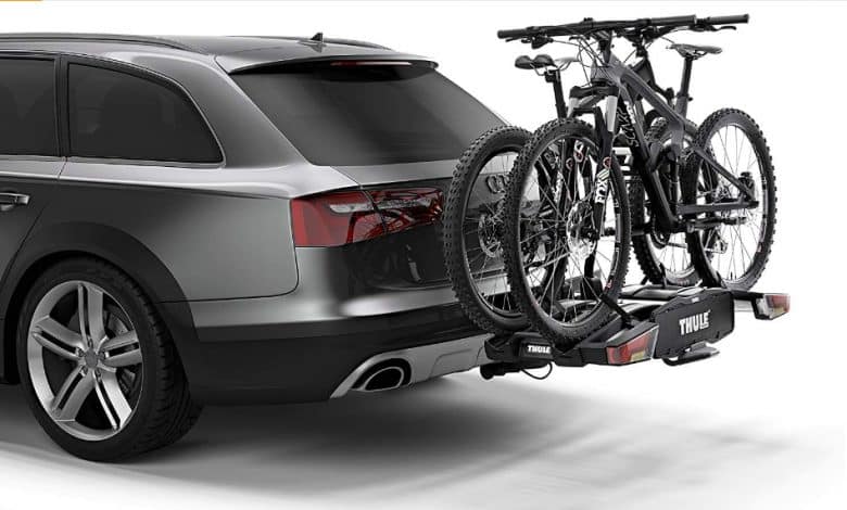 Wie signalisiert man einen Fahrradträger im Auto?