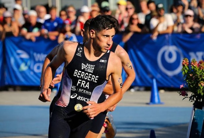 Léo Bergère Champion d'Europe de triathlon en 2022