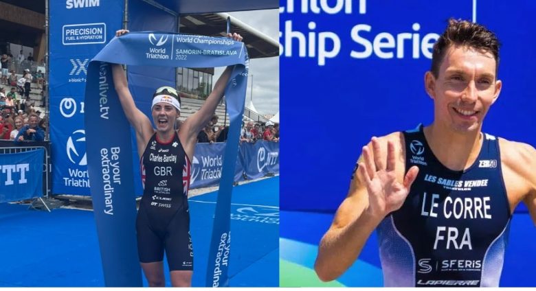 Lucy Charles and Pierre Le Corre 2022 LD Triathlon World Champions