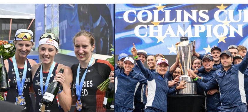 imagen de los pódiums del Mundial LD y The Collins Cup