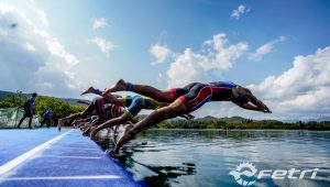 Banyoles preparado para el Campeonato de España de Triatlón olímpico