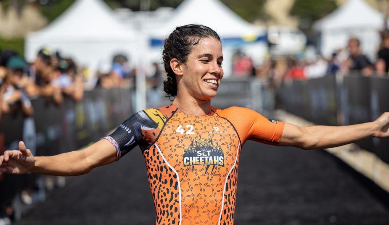 Miriam Casillas Zweite in der Super League Triathlon Malibu