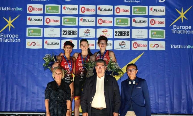 Spain, 3 golds to open the medal table in the European Multisport Triathlon