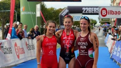 Paula Herrero campeona de Europa de acuatlón