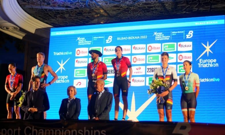 La Spagna chiude in testa al medagliere l'Europeo Bilbao Bizkaia Multisport Triathlon