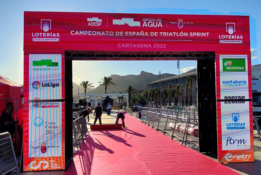 Todo listo en Cartagena para los Campeonatos de España de Triatlón Sprint