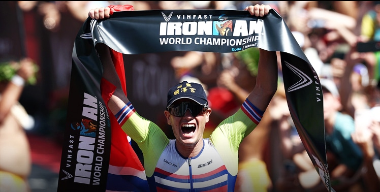 Gustav Iden remporte l'IRONMAN Kona à ses débuts