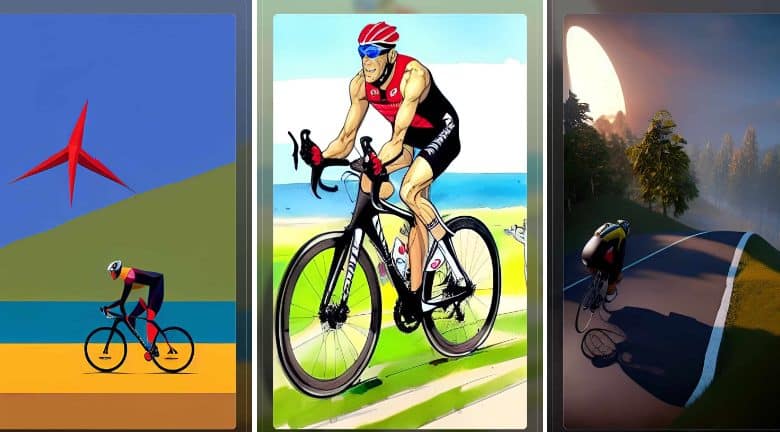 This is how artificial intelligence sees triathletes and cyclists