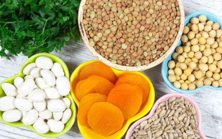 Alimentos vegetales ricos en hierro