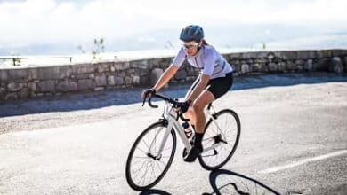 Calções de ciclismo femininos Van Rysel Test Decathlon