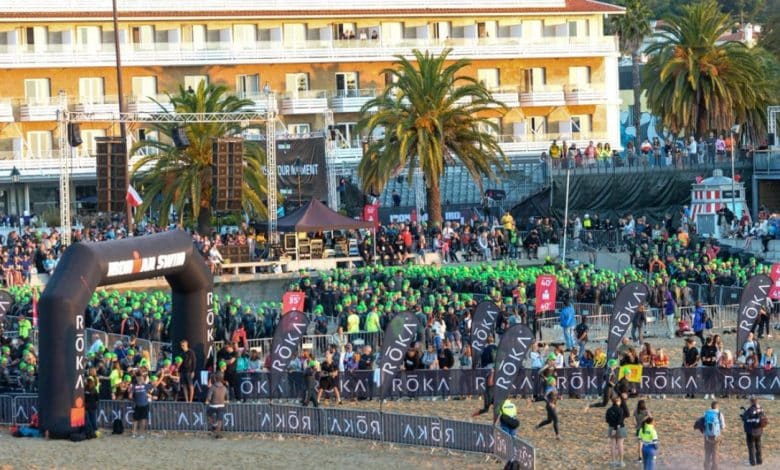 image of the IRONMAN Portugal start