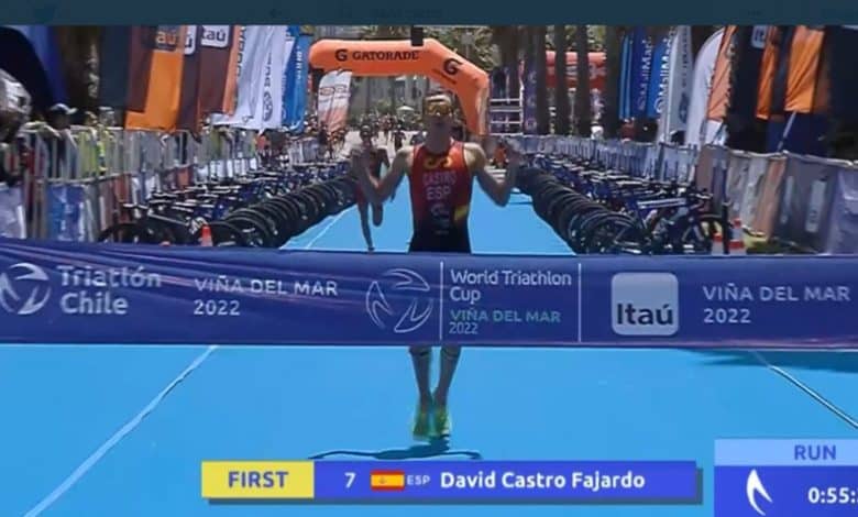 David Castro winning the World Cup in Viña del Mar