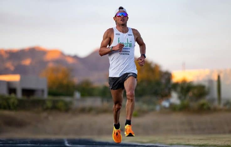 Lionel Sanders entrenando