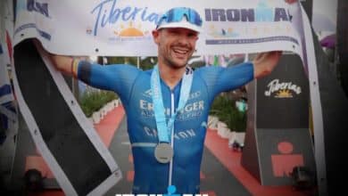 Patrick Lange ganando el IRONMAN Israel