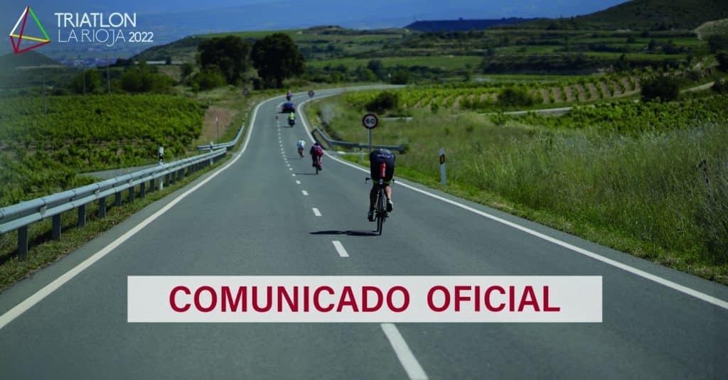 Imagen del comunicado oficial de la suspensión