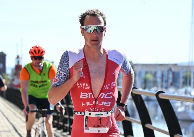 Alistair Brownlee in competition