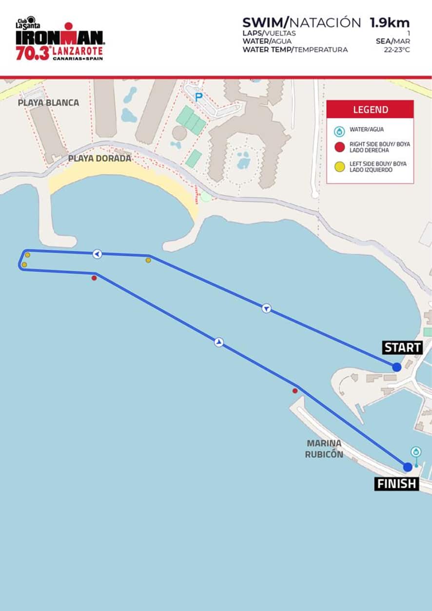 El IRONMAN 70.3 Lanzarote, la opción perfecta para unir turismo y deporte - IRONMAN Noticias Triatlón Circuito de Natación del IRONMAN 70.3 Lanzarote