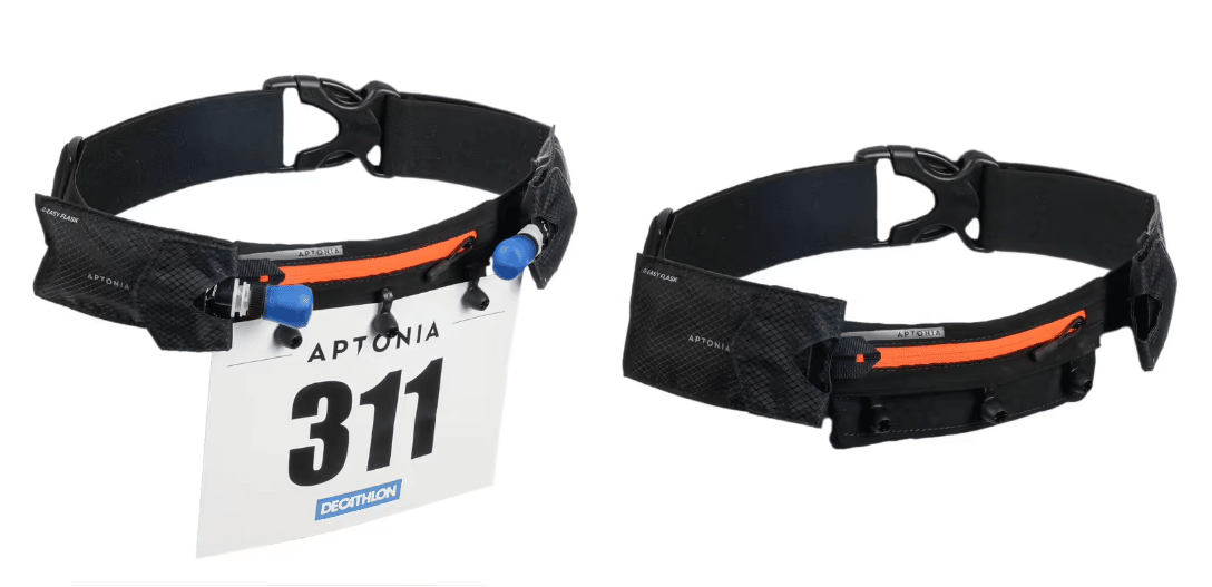 Cinturón portadorsal triatlón de Decathlon