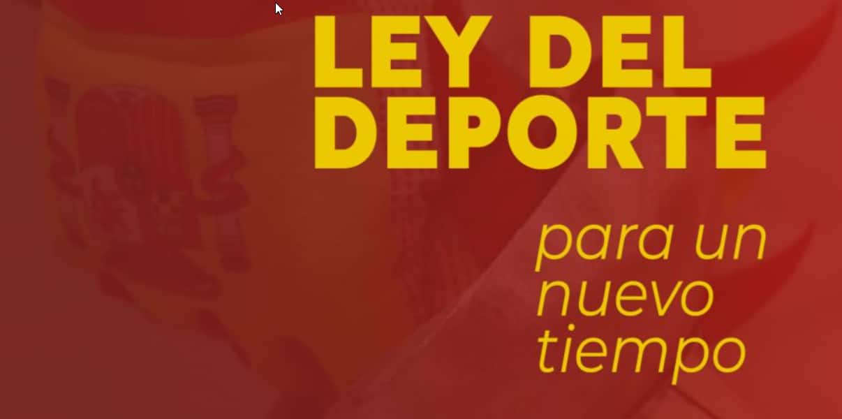 Logo de la nueva ley del deporte